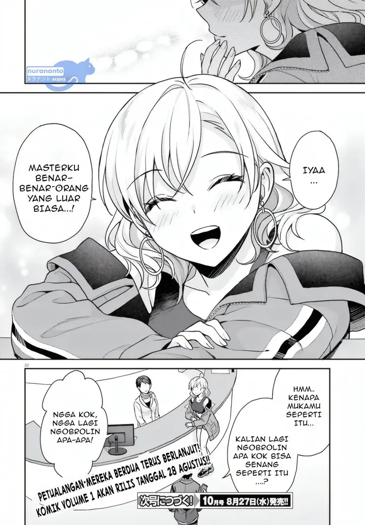 image-komik-negatte-mo-nai-tsuihou-go-kara-no-slow-life-intai-shita-hazu-ga-nariyuki-de-bishoujo-gal-no-shishou-ni-nattara-naze-ka-mechakucha-natsukareta-chapter-5-32/34