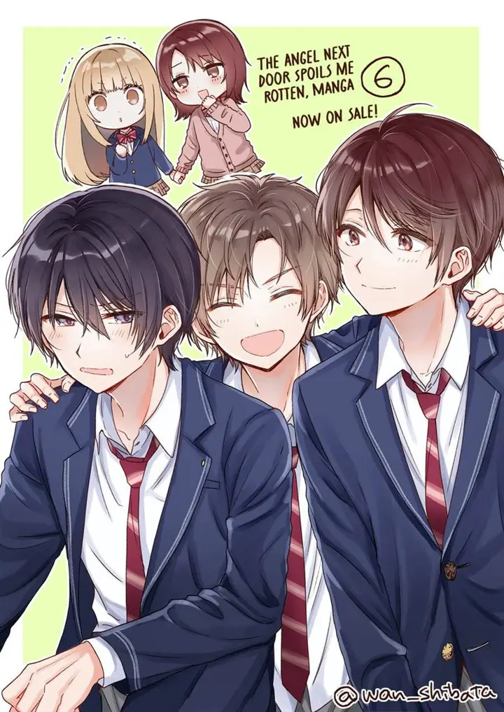 image-komik-otonari-no-tenshi-sama-ni-itsunomanika-dame-ningen-ni-sareteita-ken-chapter-25.5-11/21