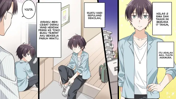 image-komik-oya-ga-saikon-shite-imouto-ga-dekiru-to-omotte-itara-gakkou-de-furyou-to-uwasa-sarete-iru-gyaru-datta-chapter-1-1/6