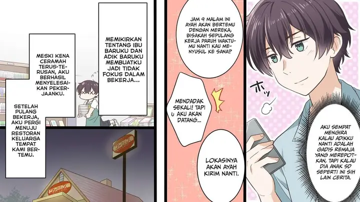 image-komik-oya-ga-saikon-shite-imouto-ga-dekiru-to-omotte-itara-gakkou-de-furyou-to-uwasa-sarete-iru-gyaru-datta-chapter-2-1/6
