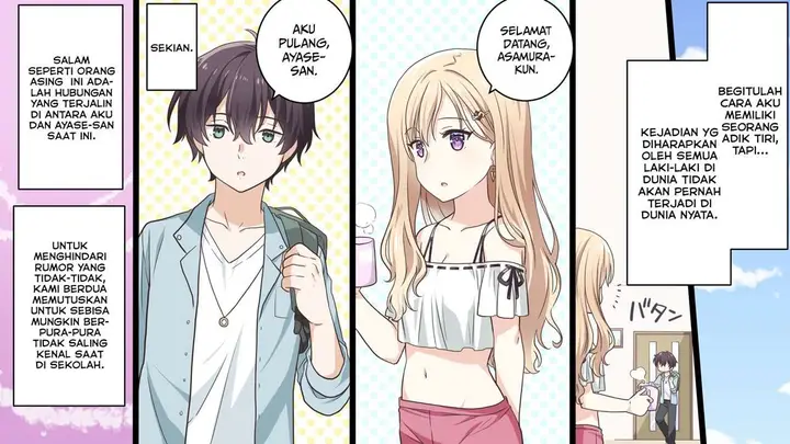 image-komik-oya-ga-saikon-shite-imouto-ga-dekiru-to-omotte-itara-gakkou-de-furyou-to-uwasa-sarete-iru-gyaru-datta-chapter-3-1/6