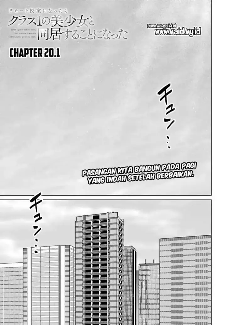 image-komik-remote-jugyou-ni-nattara-class-1-no-bishoujo-to-doukyo-suru-koto-ni-natta-chapter-20.1-0/25