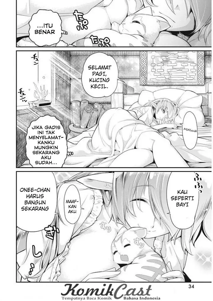 image-komik-s-rank-monster-no-behemoth-dakedo-neko-to-machigawarete-erufu-musume-no-kishi-pet-toshite-kurashitemasu-chapter-1-24/29