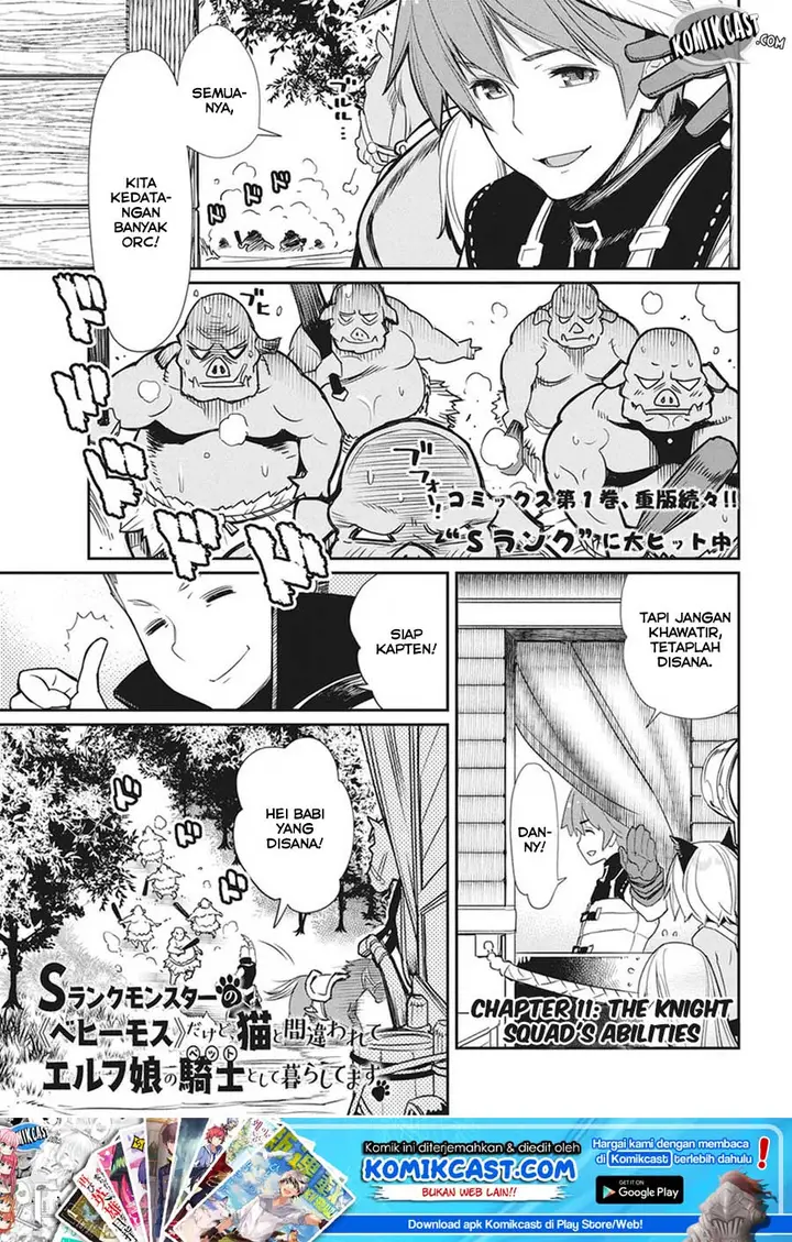 image-komik-s-rank-monster-no-behemoth-dakedo-neko-to-machigawarete-erufu-musume-no-kishi-pet-toshite-kurashitemasu-chapter-11-1/25