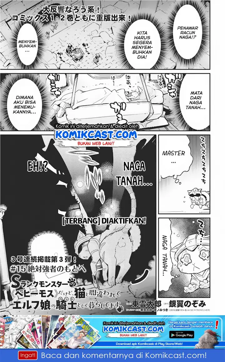 image-komik-s-rank-monster-no-behemoth-dakedo-neko-to-machigawarete-erufu-musume-no-kishi-pet-toshite-kurashitemasu-chapter-15-1/20