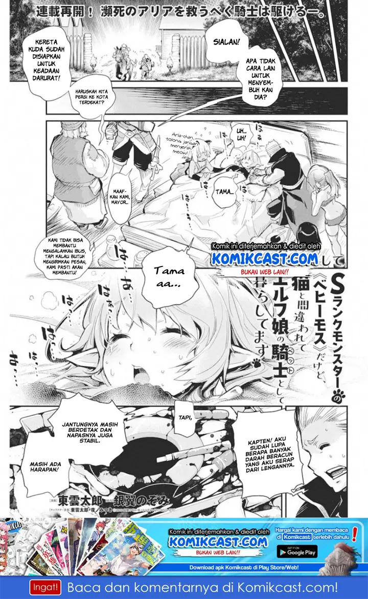 image-komik-s-rank-monster-no-behemoth-dakedo-neko-to-machigawarete-erufu-musume-no-kishi-pet-toshite-kurashitemasu-chapter-16-1/25
