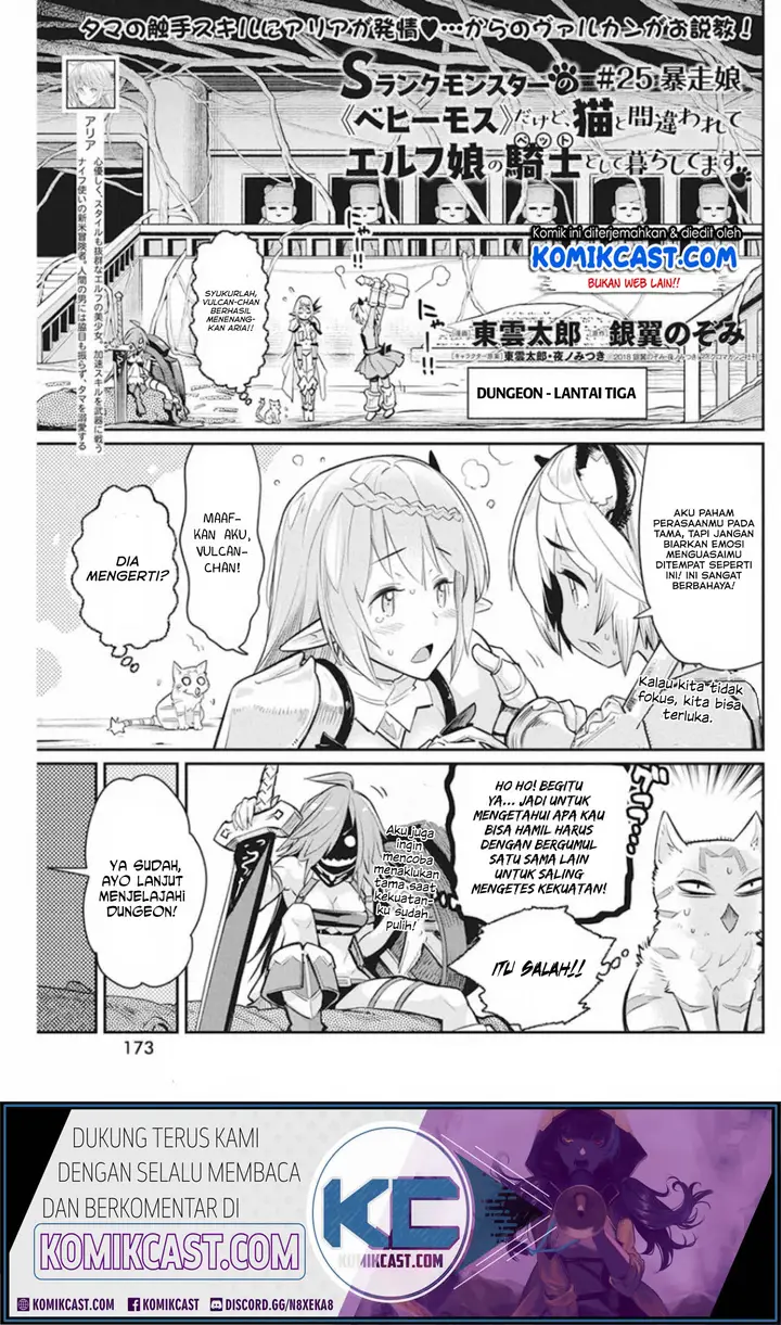 image-komik-s-rank-monster-no-behemoth-dakedo-neko-to-machigawarete-erufu-musume-no-kishi-pet-toshite-kurashitemasu-chapter-25-1/25