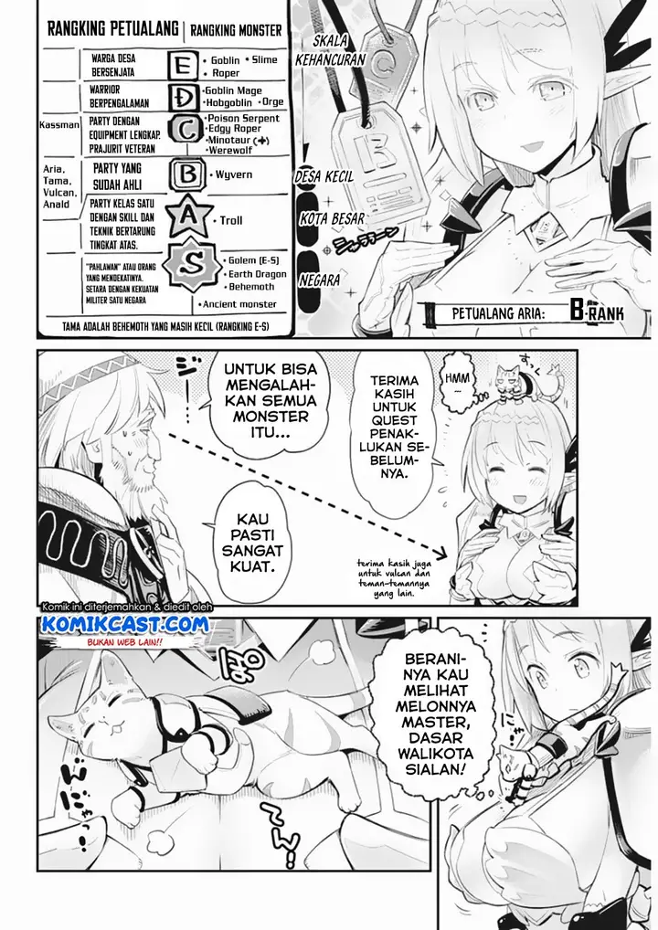 image-komik-s-rank-monster-no-behemoth-dakedo-neko-to-machigawarete-erufu-musume-no-kishi-pet-toshite-kurashitemasu-chapter-27-13/28