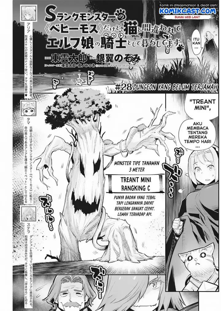 image-komik-s-rank-monster-no-behemoth-dakedo-neko-to-machigawarete-erufu-musume-no-kishi-pet-toshite-kurashitemasu-chapter-28-1/26