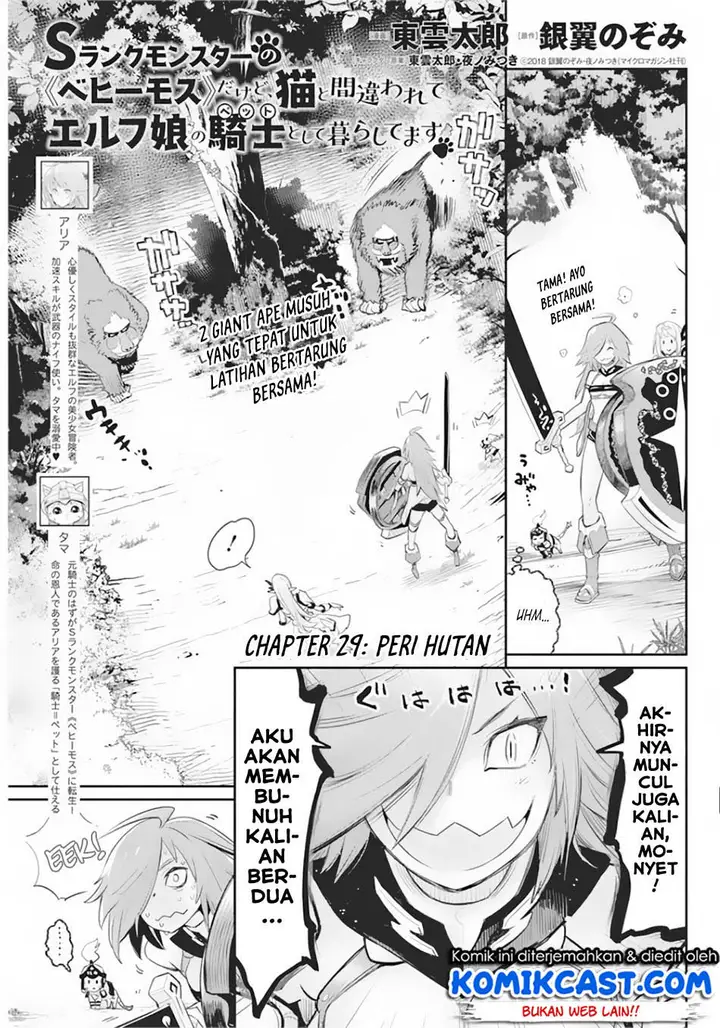 image-komik-s-rank-monster-no-behemoth-dakedo-neko-to-machigawarete-erufu-musume-no-kishi-pet-toshite-kurashitemasu-chapter-29-0/23