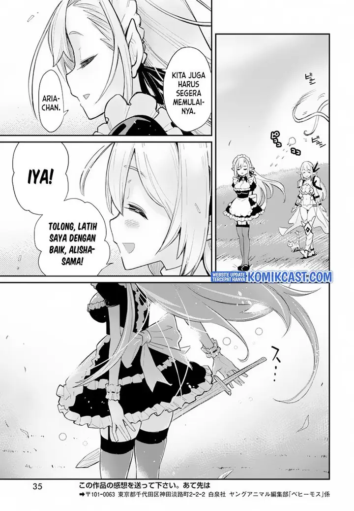 image-komik-s-rank-monster-no-behemoth-dakedo-neko-to-machigawarete-erufu-musume-no-kishi-pet-toshite-kurashitemasu-chapter-45-22/24