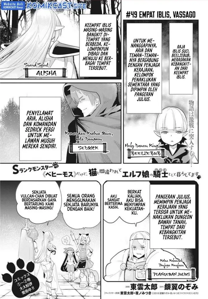 image-komik-s-rank-monster-no-behemoth-dakedo-neko-to-machigawarete-erufu-musume-no-kishi-pet-toshite-kurashitemasu-chapter-49-0/24