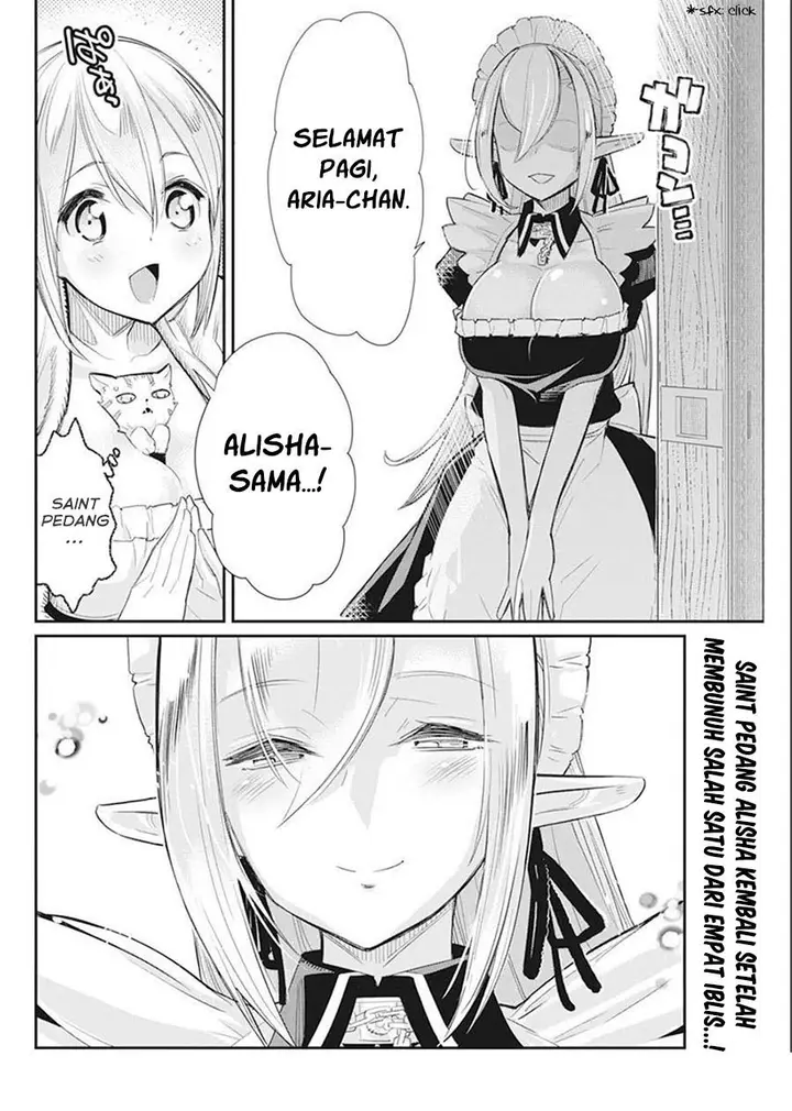 image-komik-s-rank-monster-no-behemoth-dakedo-neko-to-machigawarete-erufu-musume-no-kishi-pet-toshite-kurashitemasu-chapter-52-23/24