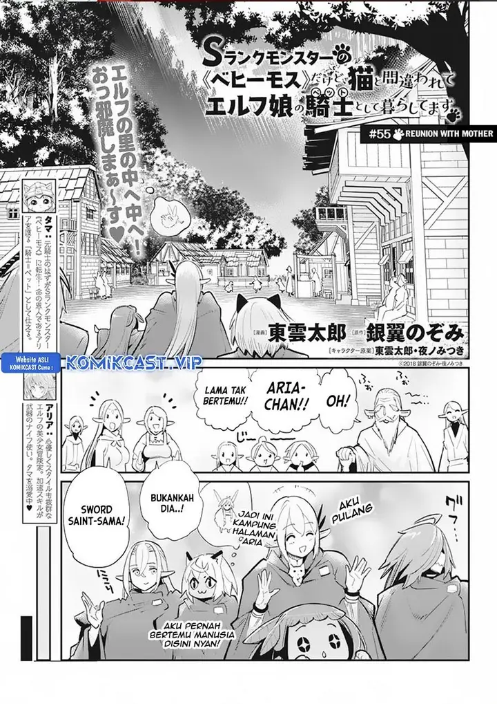 image-komik-s-rank-monster-no-behemoth-dakedo-neko-to-machigawarete-erufu-musume-no-kishi-pet-toshite-kurashitemasu-chapter-55-0/23