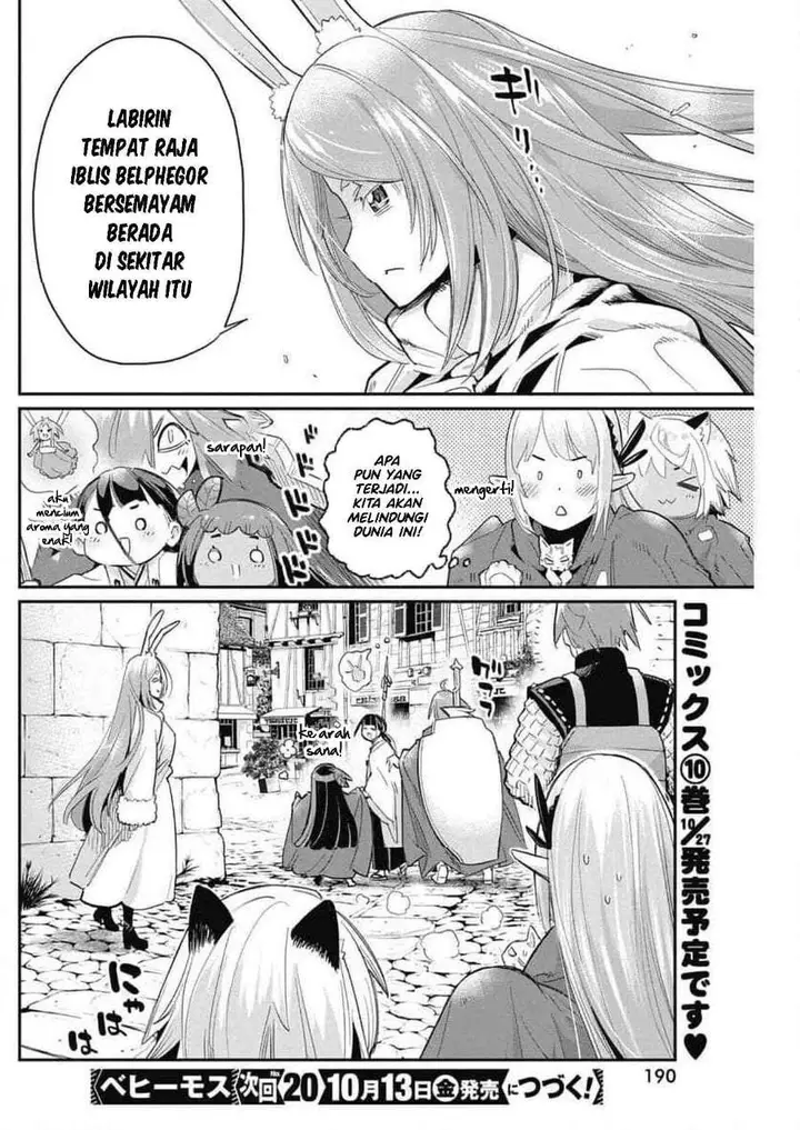 image-komik-s-rank-monster-no-behemoth-dakedo-neko-to-machigawarete-erufu-musume-no-kishi-pet-toshite-kurashitemasu-chapter-62-22/23