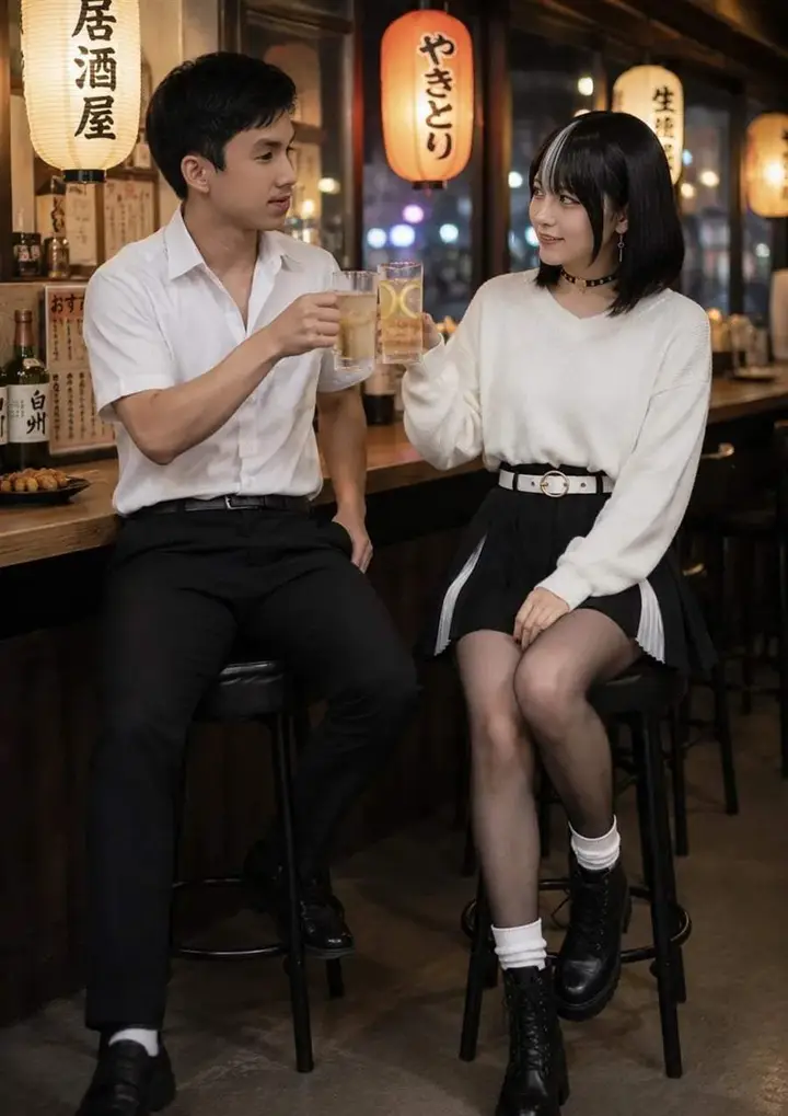 image-komik-tachi-nomi-izakaya-de-kei-joshidaisei-ga-tonari-ni-kuru-hanashi-chapter-16-17/18