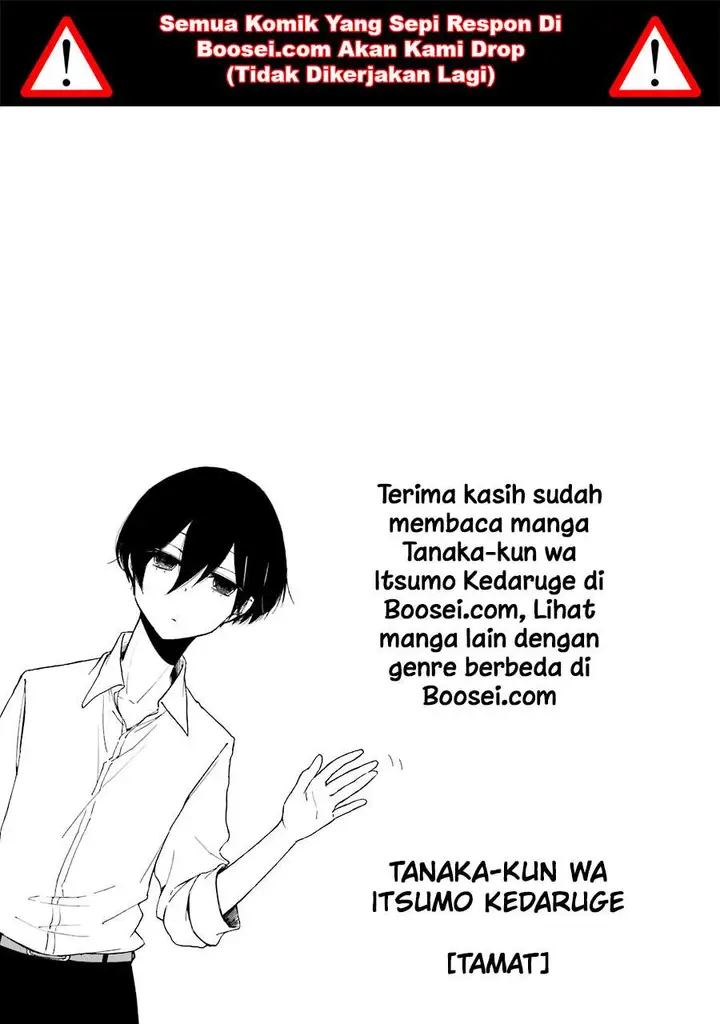 image-komik-tanaka-kun-wa-itsumo-kedaruge-chapter-140-end-20/29