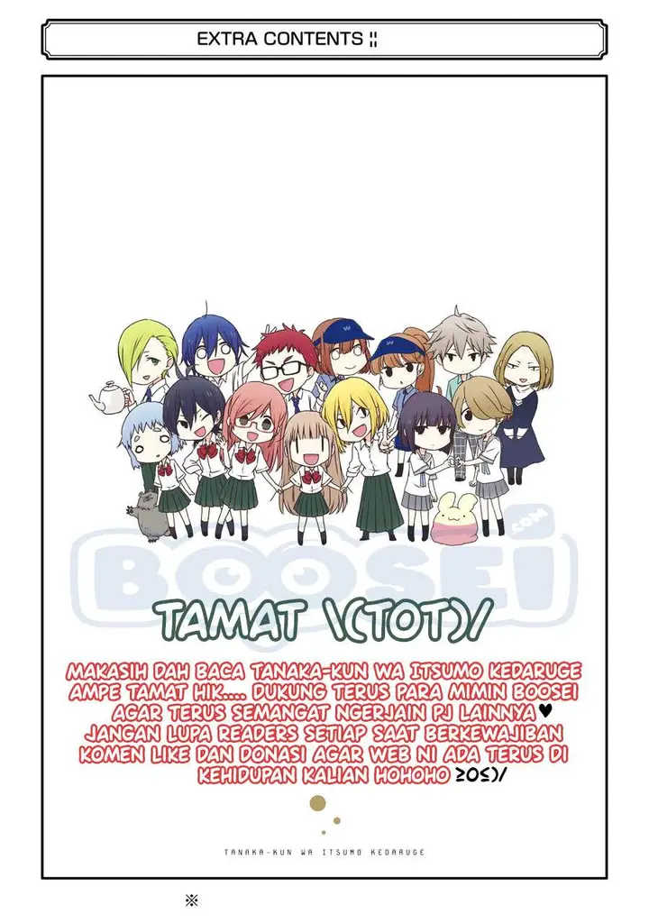 image-komik-tanaka-kun-wa-itsumo-kedaruge-chapter-140-end-28/29