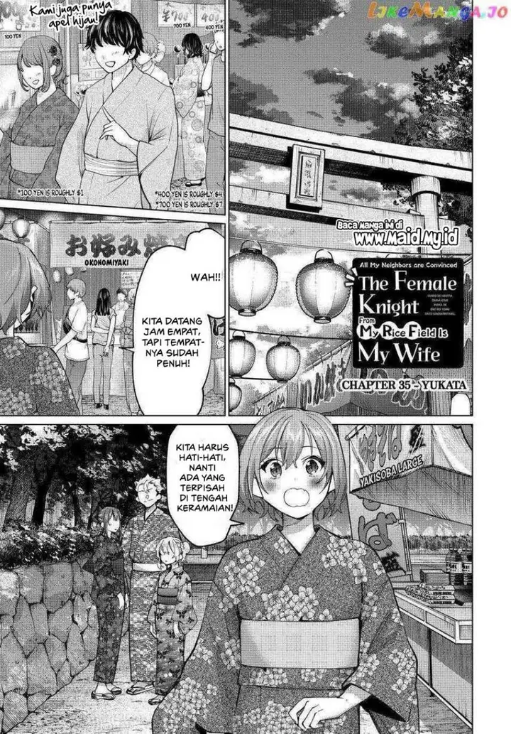 image-komik-tanbo-de-hirotta-onna-kishi-inaka-de-ore-no-yome-da-to-omowareteiru-chapter-35-1/19