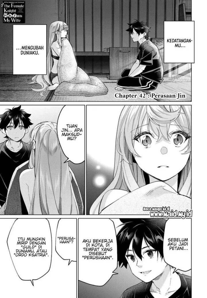 image-komik-tanbo-de-hirotta-onna-kishi-inaka-de-ore-no-yome-da-to-omowareteiru-chapter-42-1/23