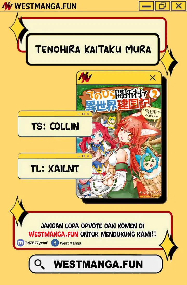 image-komik-tenohira-kaitakumura-de-isekai-kenkouki-fueteku-yome-tachi-to-nonbiri-mujintou-raifu-chapter-56-2/25