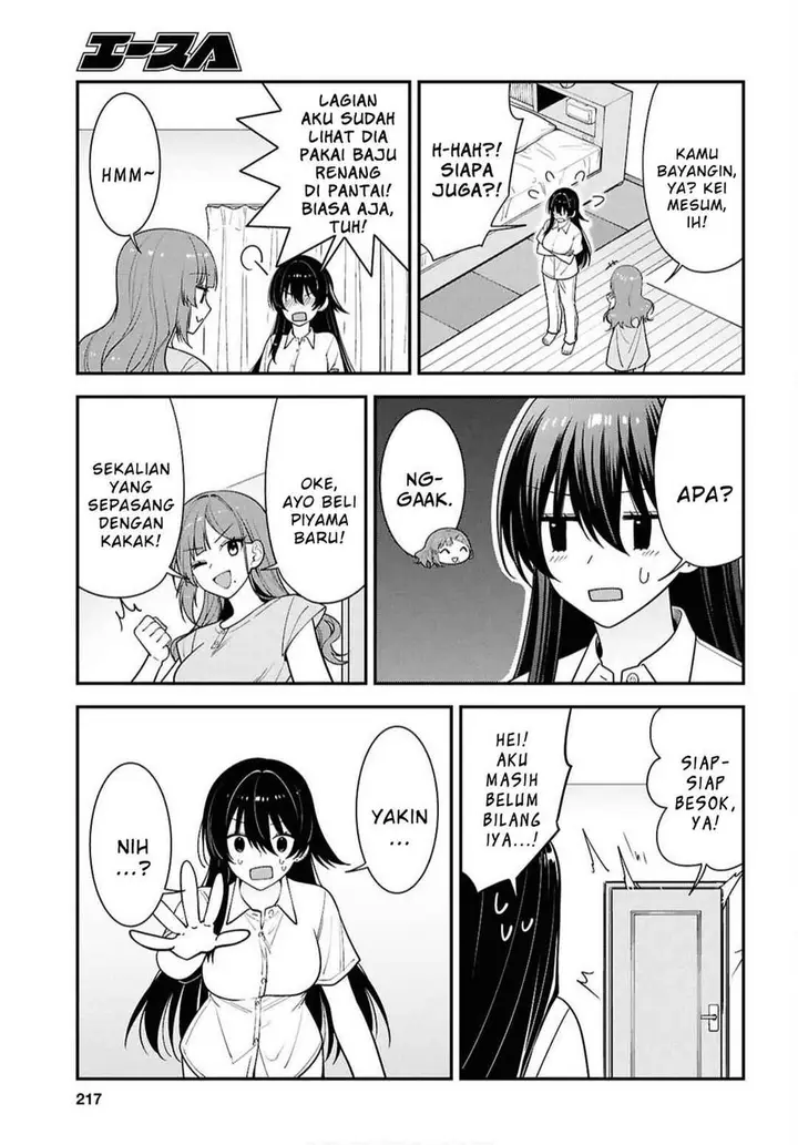 image-komik-tonari-no-seki-no-yankee-shimizu-san-ga-kami-o-kuroku-sometekita-chapter-17-18/33