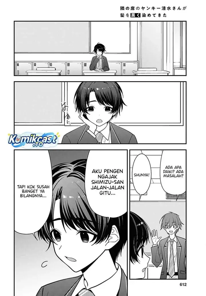 image-komik-tonari-no-seki-no-yankee-shimizu-san-ga-kami-o-kuroku-sometekita-chapter-19-3/33