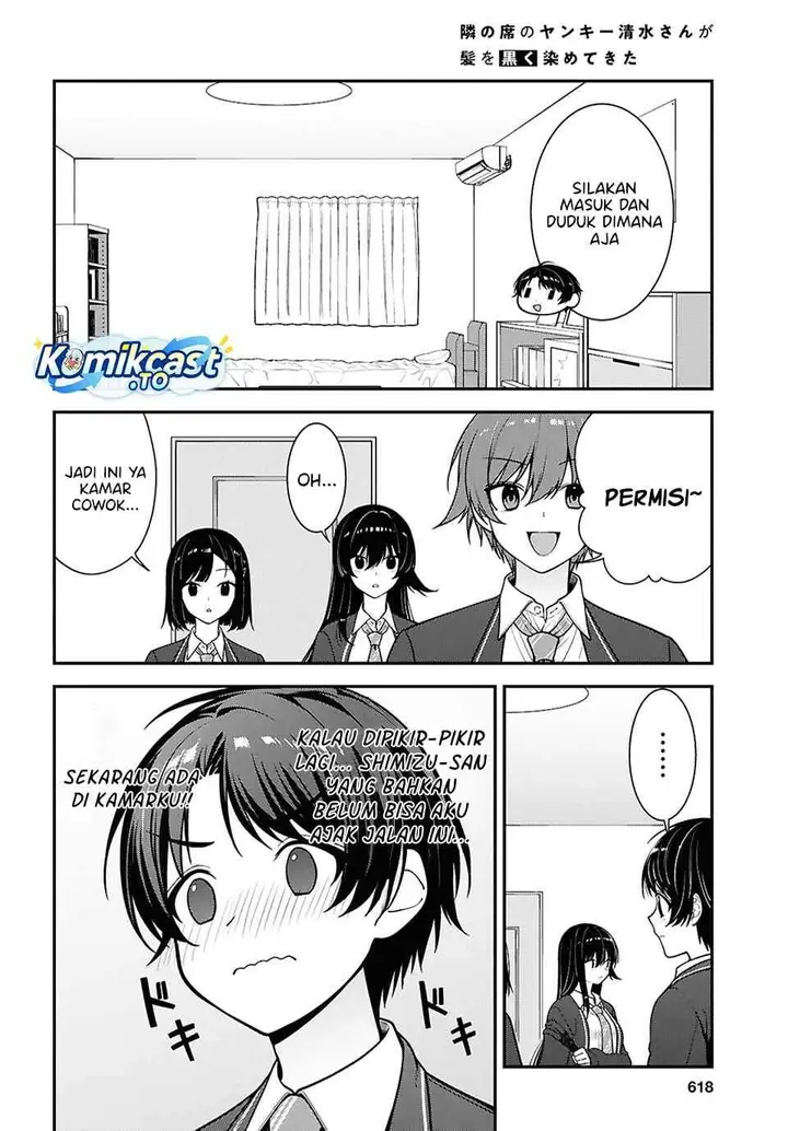 image-komik-tonari-no-seki-no-yankee-shimizu-san-ga-kami-o-kuroku-sometekita-chapter-19-9/33