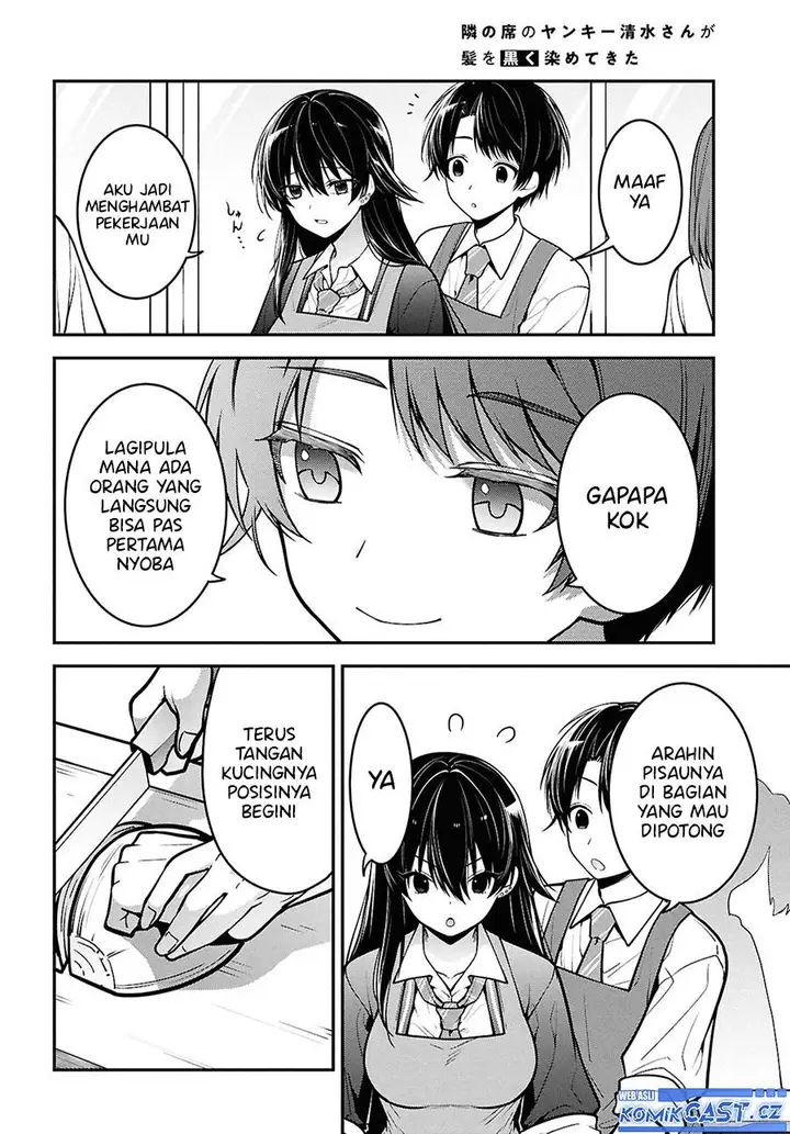 image-komik-tonari-no-seki-no-yankee-shimizu-san-ga-kami-o-kuroku-sometekita-chapter-2-23/34