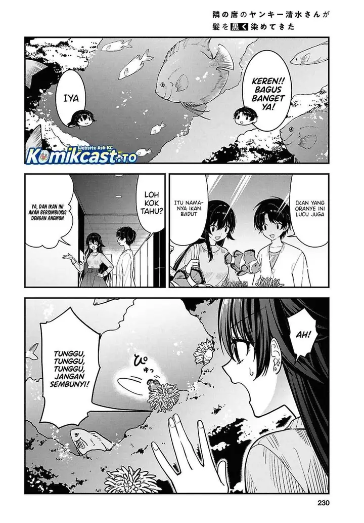 image-komik-tonari-no-seki-no-yankee-shimizu-san-ga-kami-o-kuroku-sometekita-chapter-20-11/29
