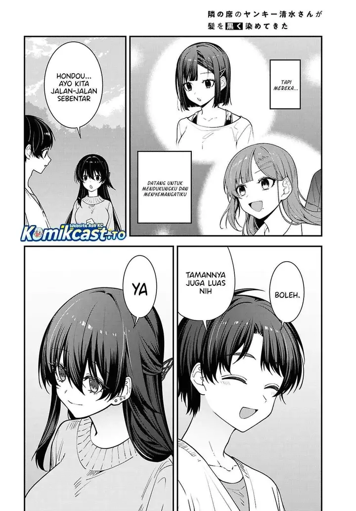 image-komik-tonari-no-seki-no-yankee-shimizu-san-ga-kami-o-kuroku-sometekita-chapter-21-23/35