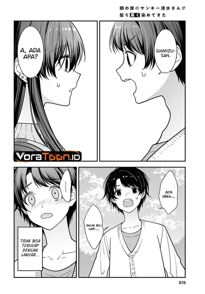 image-komik-tonari-no-seki-no-yankee-shimizu-san-ga-kami-o-kuroku-sometekita-chapter-22-13/30