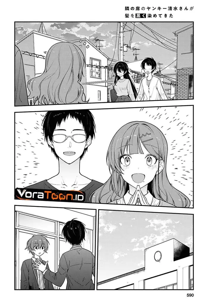 image-komik-tonari-no-seki-no-yankee-shimizu-san-ga-kami-o-kuroku-sometekita-chapter-22-23/30
