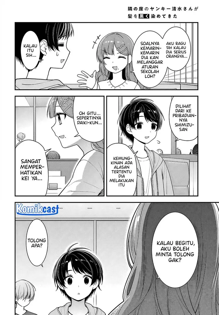 image-komik-tonari-no-seki-no-yankee-shimizu-san-ga-kami-o-kuroku-sometekita-chapter-5-23/31