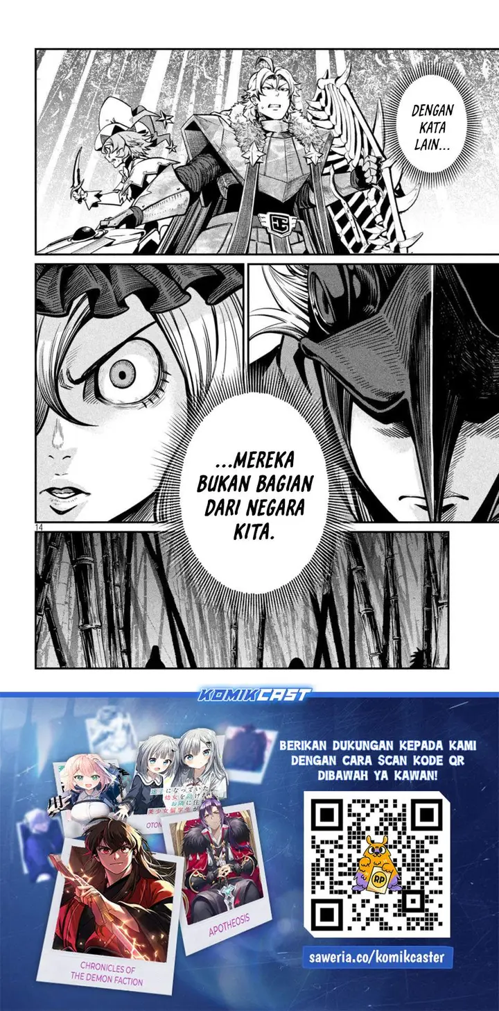 image-komik-tsuihou-sareta-tenshou-juu-kishi-ha-gemu-chishiki-de-musou-suru-chapter-155-13/14
