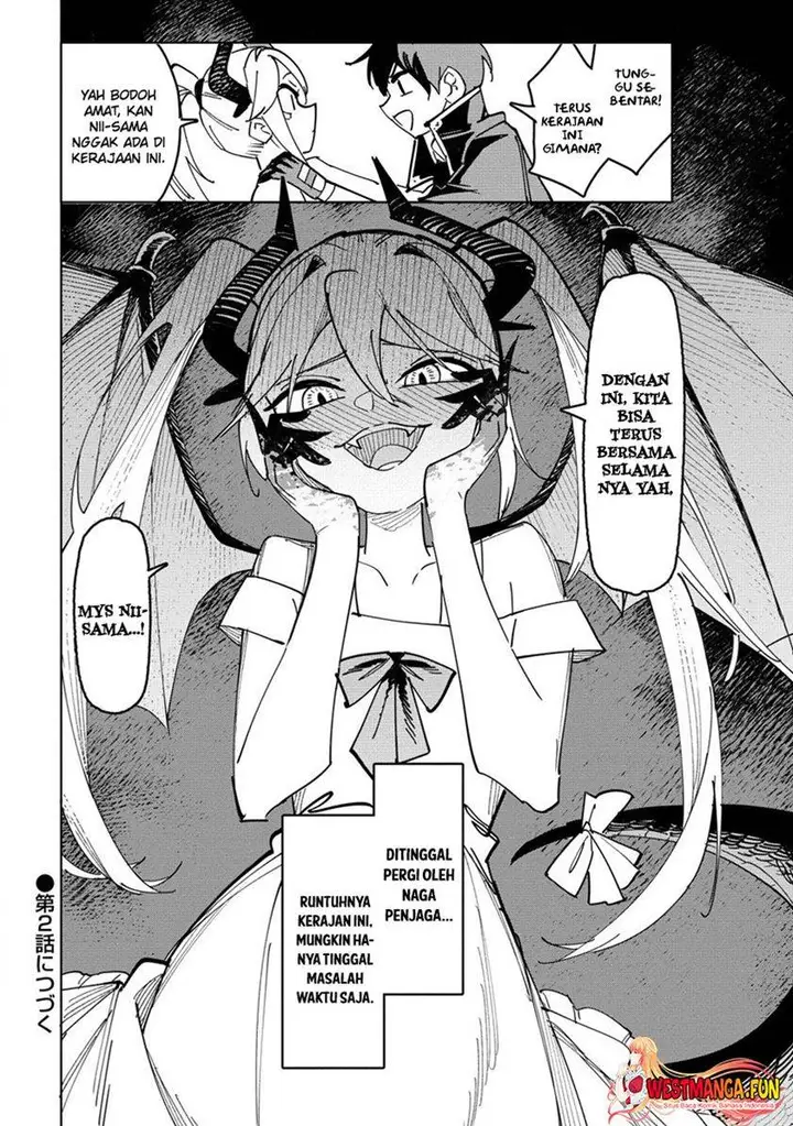image-komik-tsuihousareta-renkinjutsushi-wa-mujikaku-ni-densetsu-to-naru-yandere-imouto-oukoku-no-shugoryuu-to-issho-ni-henkyou-de-shiawase-ni-kurashimasu-chapter-1-32/33
