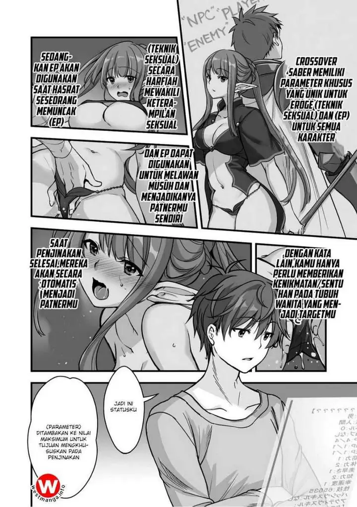 image-komik-vr-eroge-yattetara-isekai-ni-tensei-shita-no-de-bishoujo-maou-o-doreika-suru-chapter-1-4/19