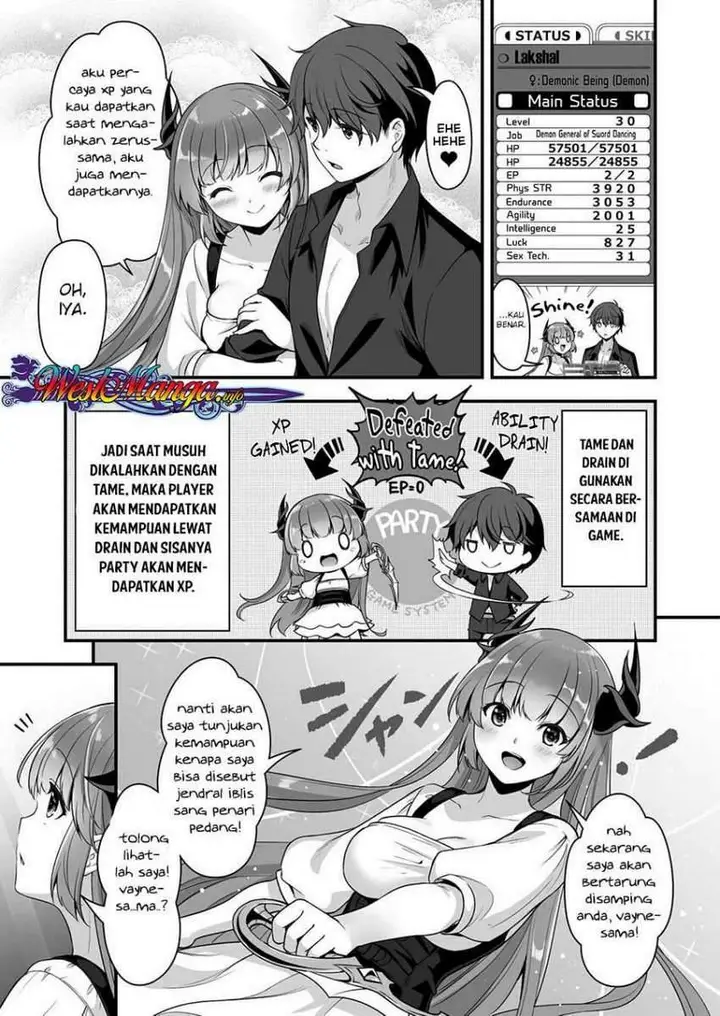 image-komik-vr-eroge-yattetara-isekai-ni-tensei-shita-no-de-bishoujo-maou-o-doreika-suru-chapter-5-7/17