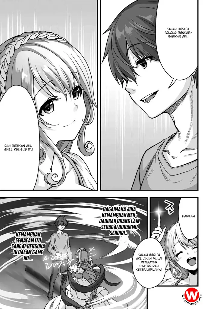 image-komik-vr-eroge-yattetara-isekai-ni-tensei-shita-no-de-bishoujo-maou-wo-doreika-suru-cross-out-saber-chapter-1-3/19