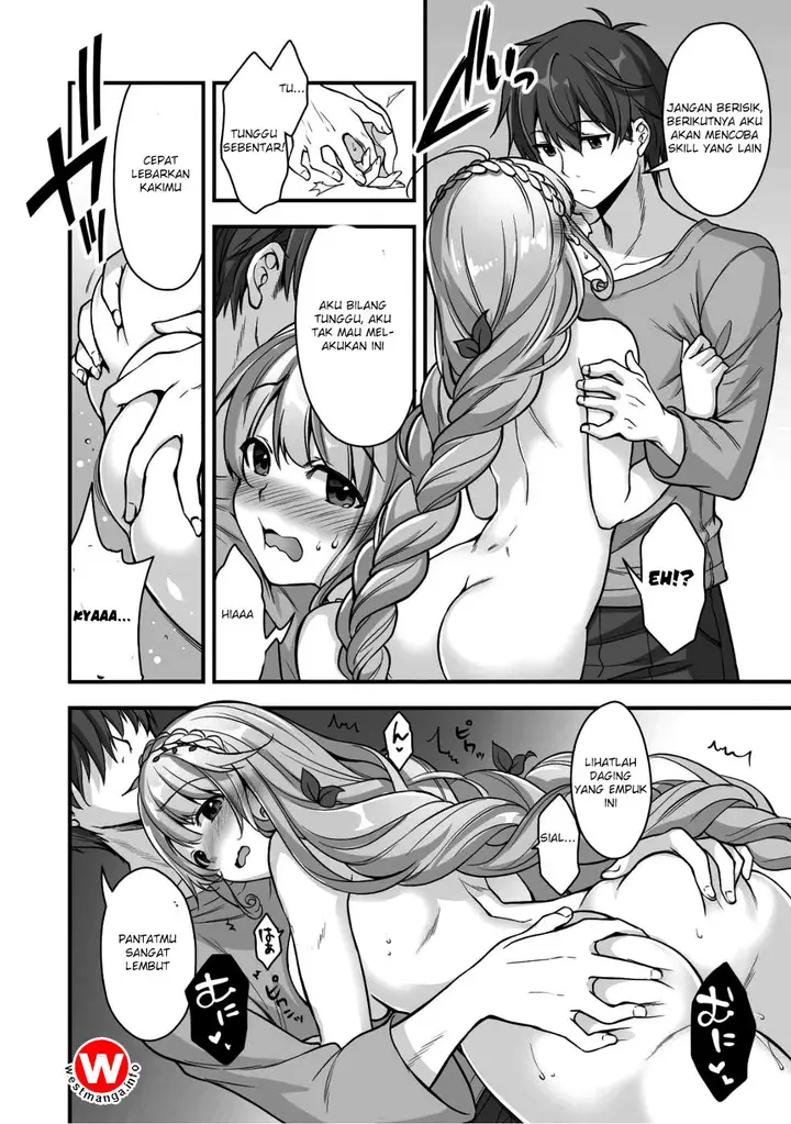 image-komik-vr-eroge-yattetara-isekai-ni-tensei-shita-no-de-bishoujo-maou-wo-doreika-suru-cross-out-saber-chapter-1-7/19