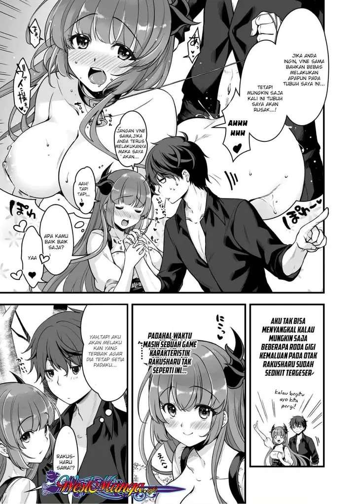 image-komik-vr-eroge-yattetara-isekai-ni-tensei-shita-no-de-bishoujo-maou-wo-doreika-suru-cross-out-saber-chapter-3-3/33