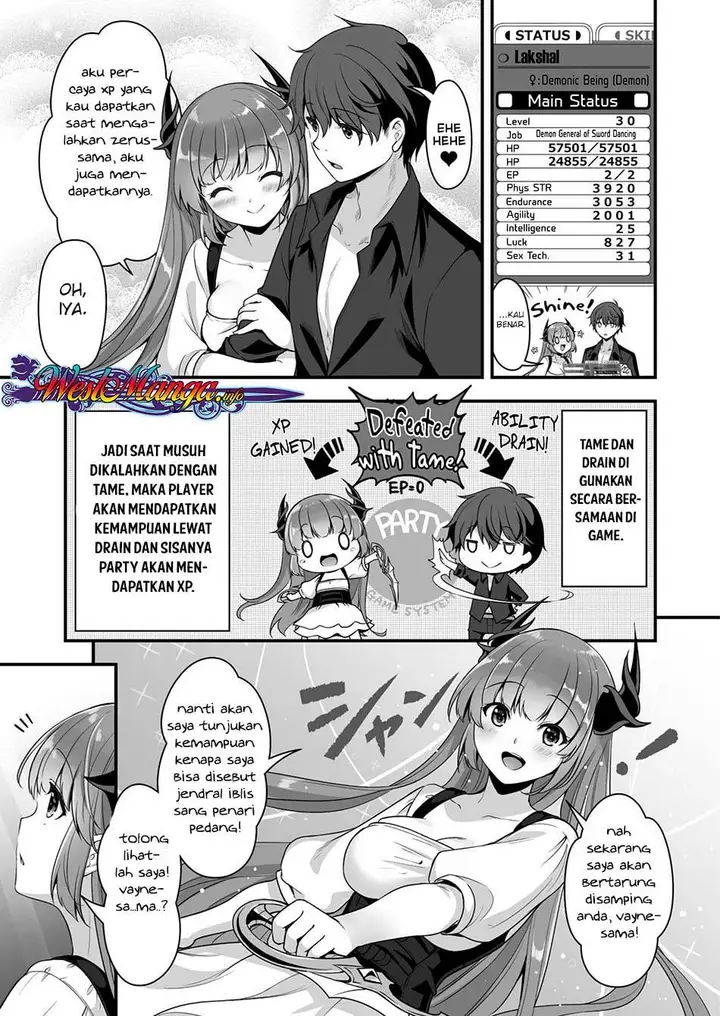 image-komik-vr-eroge-yattetara-isekai-ni-tensei-shita-no-de-bishoujo-maou-wo-doreika-suru-cross-out-saber-chapter-5-8/18